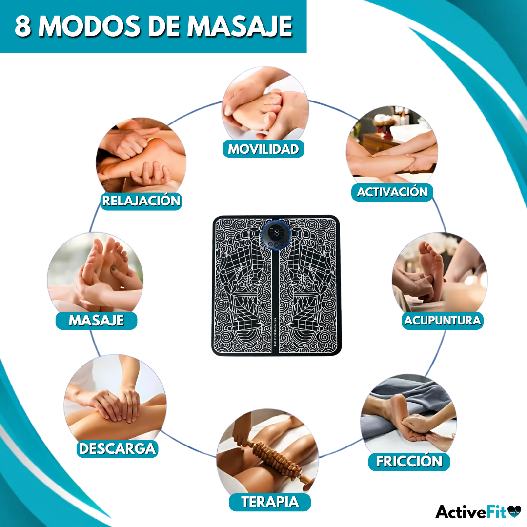 Masajeador de Pies EMS Activefit® + Calcetines Anti varices (GRATIS)